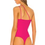 Lovers + Friends Pippa Classic One Piece Thong Style Bodysuit Magenta Size M Photo 4