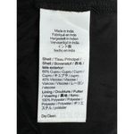 Madewell NWT Ruched Crop Straight-Leg Jumpsuit in Black Size 6 Photo 7