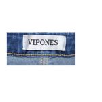 VIPONES Women Denim Shorts High Waisted Trendy Stretch Jean Shorts Sz 12 Blue Photo 3