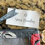 Vera Bradley ‎ Keychain Wallet Gray With Multicolor Floral Print NWT Photo 2