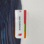 New Balance NWT  Printed Elixir Mesh Athletic Leggings in Black/Blue Size S Photo 2