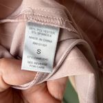 Charlotte Russe  dusty pink pinstripe wide leg jumpsuit, Small Photo 6