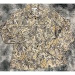 Analogy Paisley Stretch Jacket Women's‎ Size Large Button Front Multicolor Boho Photo 0