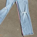 AYR  Jeans The Sugar Straight Leg High Rise Distressed Light Wash size 33 Photo 6
