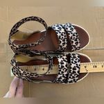 MIA  7.5 Jaguar Print Dany Espadrille Women's Flatform Sandals NWOB Photo 6