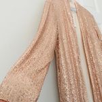 Anthropologie NWT Mare Mare Sequin Duster in Rose Color, Size S Photo 7