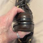 Michael Kors sz6.5 lace up brown leather boots w/removable faux fur tops EUC Photo 4