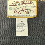 Heirloom Collectibles Floral Embroidered Pearl Black Button Up Women Size M Size M Photo 9