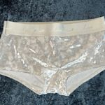 PINK - Victoria's Secret victoria secret pink white velvet shorts  Photo 0