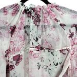 American Rag NWT  Boho‎ Floral Peasant Sheer Blouse Top Size Small Photo 9