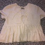 Lumière Ruffled Babydoll Shirt  Photo 4