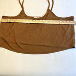 BP Ribbed Tank Top 4X Brown Sleeveless Crop Cami Casual Photo 6