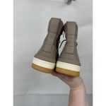 Vince Rowan Toe Padded Lace Up Platform Shoe Women 6.5 Tan High Top Sneaker Photo 4