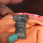 Aerie  Palm Print Pink Red Bikini Bottoms Photo 2