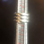 Sterling Silver Vintage TAXCO Concentric Circle Fluted Wide Band Ring Photo 3