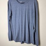 Old Navy  ACTIVE Grey Soft Athletic Long Sleeve T Shirt w Thumbholes Size Large Photo 6