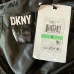 DKNY  Sequined Halter Maxi Dress Size 8 Black Sequined Sleeveless Long Formal Photo 9