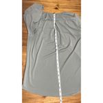 Women’s dressy casual sage green top quarter zip roll tab sleeves size small Photo 6