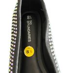No Boundaries  Women's Black Rhinestone Ballet Flats Shimmer Slip On Memory Foam Photo 6
