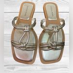 Azalea Wang Gold Sandals Size 8 Photo 1