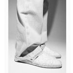 ZARA NEW LOW HEELED FABRIC ESPADRILLE WITH SPUN TOPSTITCHING WOMENS Photo 2