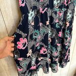 Banana Republic  Blue Pink Floral Midi Flowy Dress Size 12 Photo 3