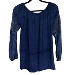 XCVI Mind Set by Boho Lace Knit Top - Size M Photo 1