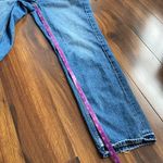 Cotton Citizen  Kate Jean Dark Wash Le Doux Button Fly Straight Jeans Photo 9