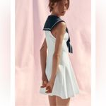 ZARA NWT Sailor Collar Dress, Navy and White Size Small Photo 4