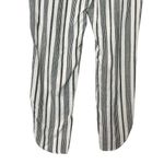 Marine layer  Alison Cropped Pants Stripe Dolphin Hem Women’s Size Small Photo 5