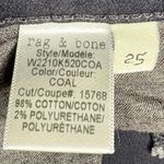 Rag and Bone Denim Black Coal Stevie Capri | Size 25 Photo 7