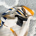 Forever 21 candy stripe scarf backless self tie crop top with removable straps Photo 4