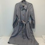 Everlane  The Gathered Drape Trench Coat in Grey Small Photo 1