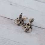 Vintage TJG The Jewelry Group Clip On Earrings Flower Dangle Photo 5