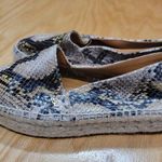 Kurt Geiger Morella Flats Women's 6 Multicolor Leather Slip On Snake Print S10 Photo 4