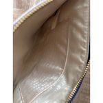 Kate Spade New York Tie The Knot White and Navy Striped Bridal Wristlet Nautical Photo 2