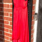 White House | Black Market NWT RED HI-LOW BLOUSON HALTER PARTY COCKTAIL DRESS 4 Photo 11