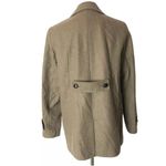 Calvin Klein  Coat Women Size 6 Brown Wool Blend Double‎ Breasted Peacoat Photo 1