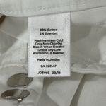 Talbots  Size 4 Super Cute White Shorts Photo 3