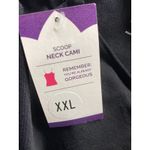 Brand New Women's Size 2XL XXL Black Scoop Neck Cami Top Shirt Photo 2