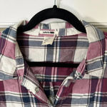 Levi's  Pearl Snap Front Plaid Button Down - Large Photo 3
