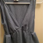 Le lis Blue Ribbed Tank Top Photo 8