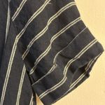 J Jill Love Linen Shirt Dress Womens Sz‎ XS Oversized Navy Blue White Stripes Photo 1