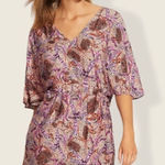 Seafolly  Pink /Orange Floral Coverup or Summer Dress, Size Medium, NWOt Photo 0