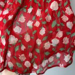 The Kooples Dress Womens Size Medium Feminine Rose Floral Ruffle Pleats Pretty Photo 13