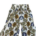 REWASH  Smocked Wrap Wide Leg Pants Palm Print XL Boho Gypsy Beach Vacation EUC Photo 6
