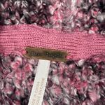 Free People  Stellar Sweater Small Pullover Oversized Fuzzy Button Collar Slouchy Photo 2