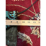 Patricia Nash  SAVINI TOOLED BOHO COWGIRL TURQUOISE LEATHER BAG PURSE Photo 2