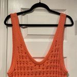 NWT Uncharted Threads Size L Coral Stretchy Knit Crochet Terry Cover Up Dress Pink Size L Photo 1