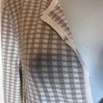 Etcetera NWT Brown & White Checkered Blazer Jacket Size L – Stylish Career Layer Photo 1